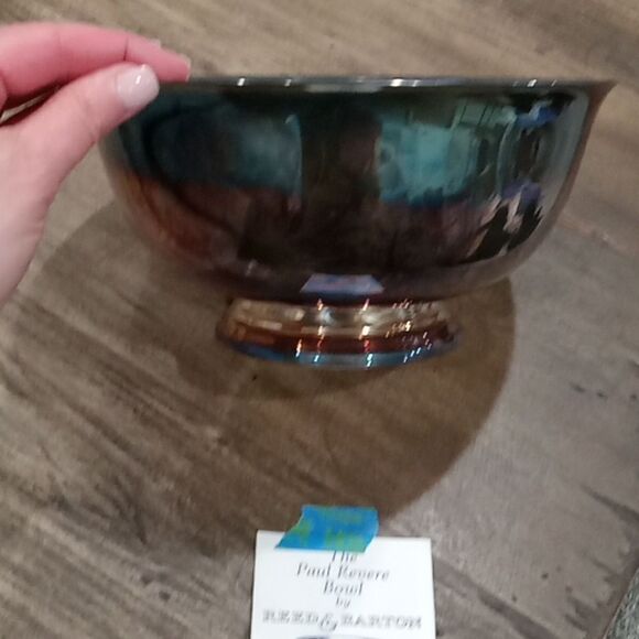 Vintage The Paul Revere Bowl By Reed & Barton. Silver plated / well patinted - Picture 2 of 4